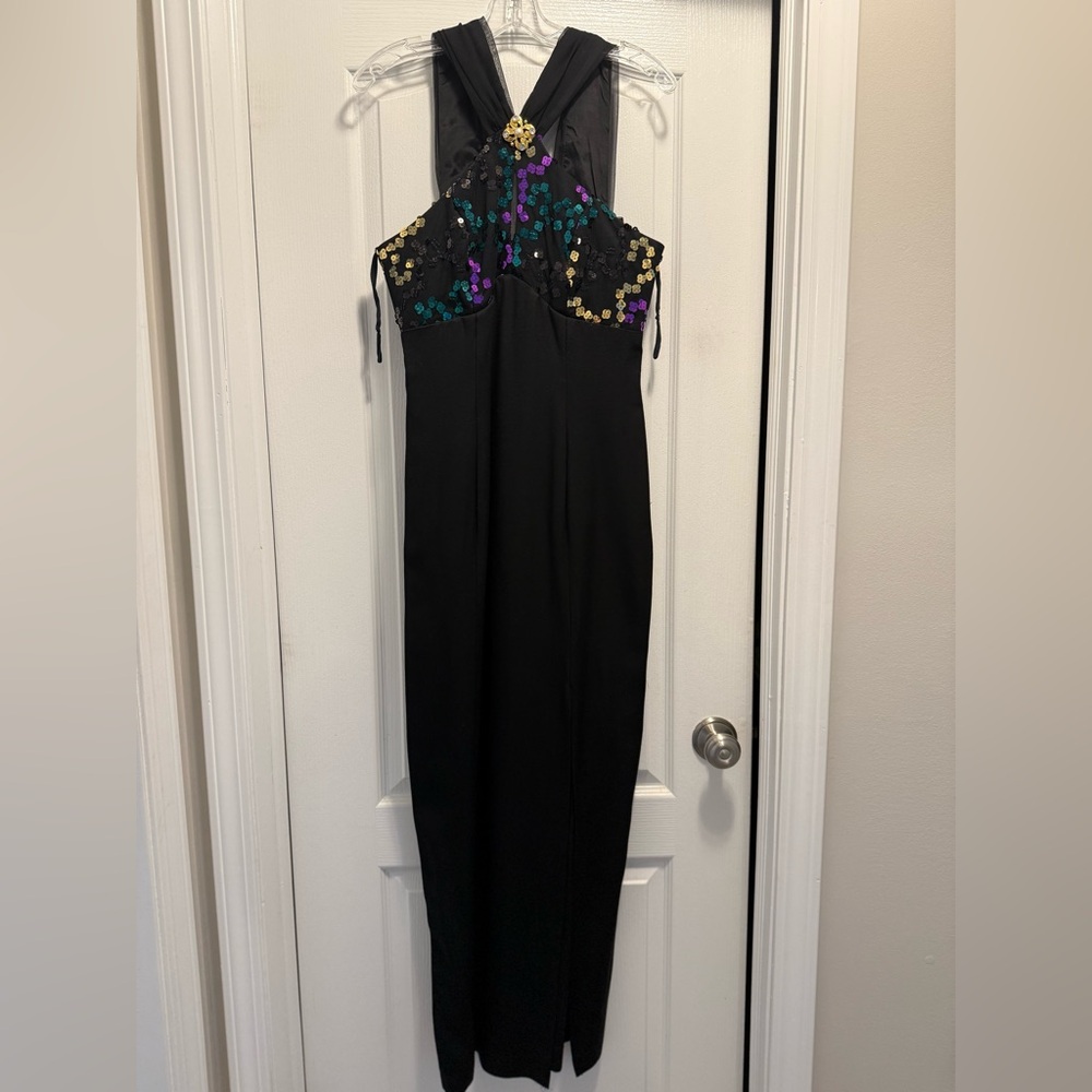Vintage Bari Jay 90s Prom Dress